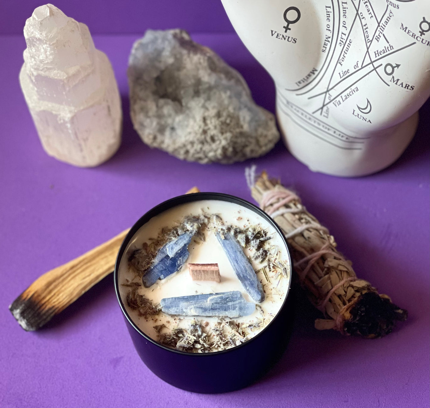 Kyanite Lavender Candle