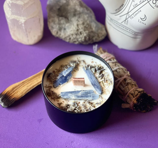 Kyanite Lavender Candle